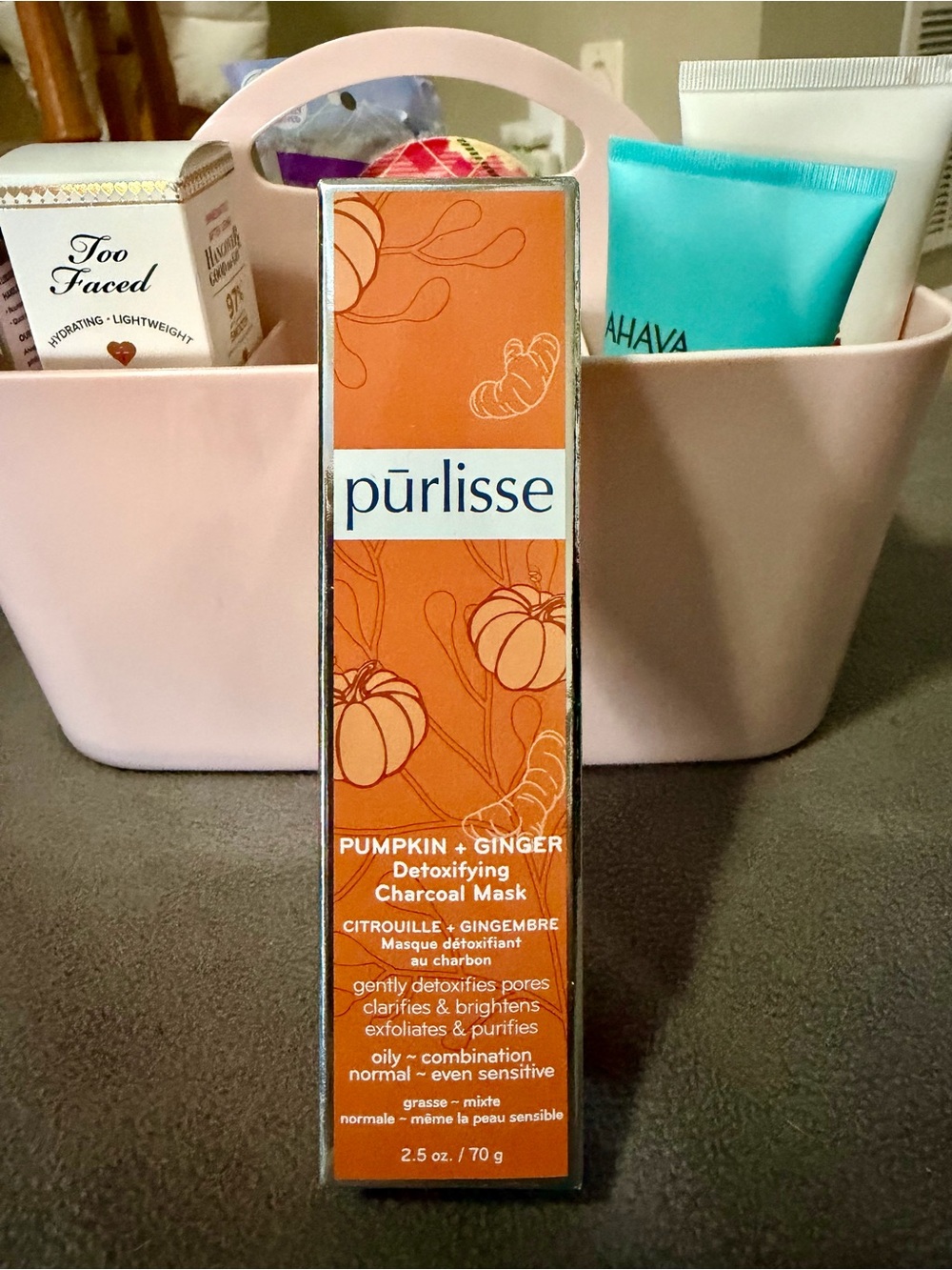 purlisse Pumpkin + Ginger Detoxifying Charcoal Mask